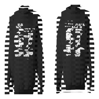 I Was 6 Now I'm 7 Six Seven Meme With Hands 7Th Birthday Sweatshirt | Mazezy