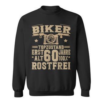 60 Geburtstag Mann Biker 60 Jahre Motorrad Sweatshirt - Geschenkecke