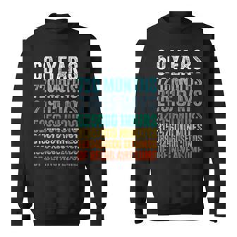 60Th Birthday Decoration 60Yr 60 Year Old Birthday Sweatshirt | Mazezy