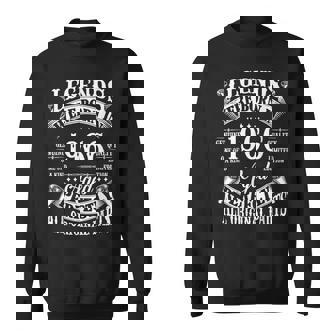 60Th Birthday Vintage Born In 1966 60 Years Old B-Day Sweatshirt | Seseable UK