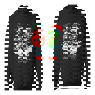 67 Christmas 67 Meme Gen Alpha Slang Candy Cane Xmas Holiday Sweatshirt | Seseable FR