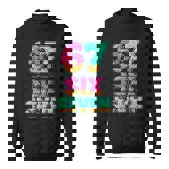67 Ice Cream Drip Baseball Six Seven 6-7 Meme N Boy Sweatshirt - Monsterry