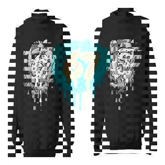 67 Ice Cream Drip Six Seven Baseball Sweatshirt - Monsterry