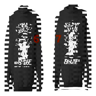 67 Meme Halloween Costume 6 7 Boo Sheet Six Seven 6-7 Sweatshirt - Monsterry