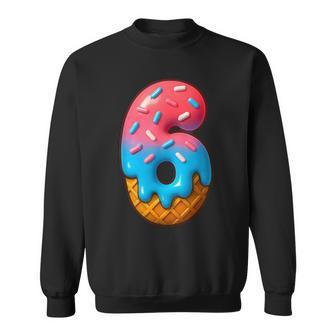 67 Meme Matching Couple Halloween Costume Ice Cream 6 Six Sweatshirt - Thegiftio UK