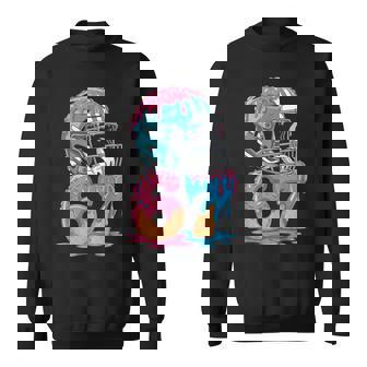 67 Number 67Th Sports American Football Ice Cream Drip Sweatshirt - Monsterry