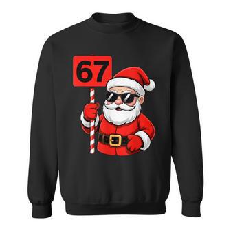 67 Santa Meme 6 7 Christmas 6-7 Six Seven Xmas Pajamas Sweatshirt - Thegiftio UK