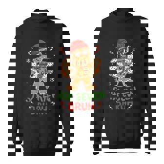 67 Six Seven Bruh Meme Gingerbread Christmas Cookie Sweatshirt | Seseable UK