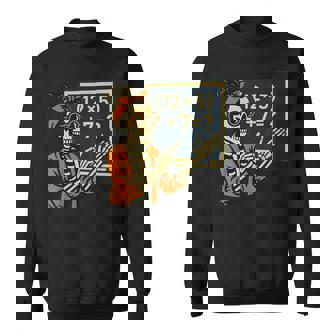 67 Teacher Halloween Skeleton Six Seven Meme Brainrot Math Sweatshirt | Mazezy