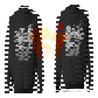 67 Thanksgiving Turkey Thanksgiving 67 Turkey Sweatshirt | Mazezy