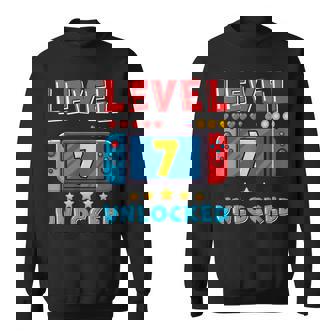 7 Year Old Bday Decorations Son Gamer Boy 7Yr 7Th Birthday Sweatshirt - Thegiftio