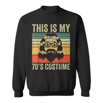 This Is My 70S Costume Hippie Love Peace Sign Ns Boys Sweatshirt - Thegiftio UK