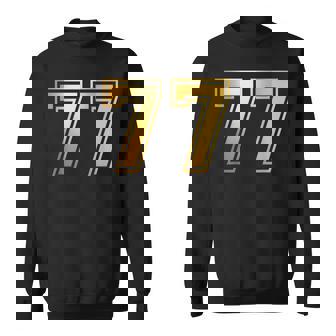 77 ナンバーセブンティセブンチーム スポーツ グラフィック 代表チームマッチング スウェットシャツ - Kawaiitshirt