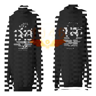 78 Cumpleaños Hombres Originalintage 1946 Manga Larga Camisa de entrenamiento - Regaloses