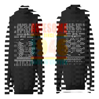 80Th Birthday Awesome Since 1946 Vintage 80 Birthday Sweatshirt - Thegiftio