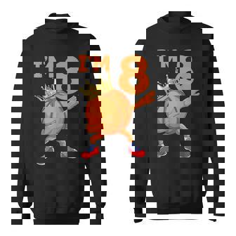 8º Cumpleaños Baloncesto 8 Años Baloncesto Usando Una Corona Camisa de entrenamiento - Regaloses