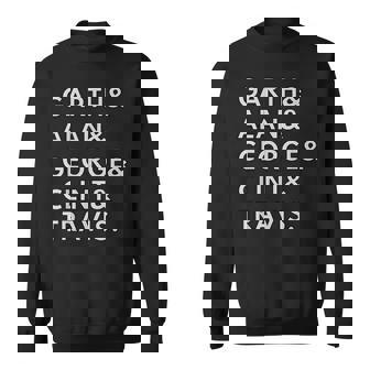 90S Country Singers Garth & Clint Alan George Travis Sweatshirt | Mazezy