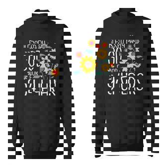 94歳の神に祝福され 可愛いひまわり 94歳の誕生日 長袖tシャツ スウェットシャツ - Kawaiitshirt