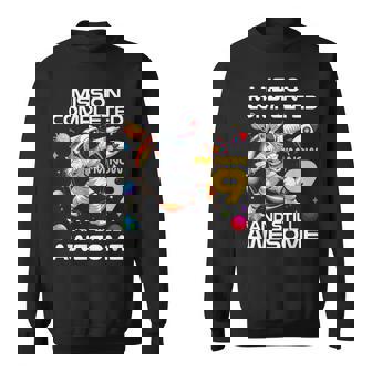 9Th Birthday Astronaut 9 Years Old Outer Space Birthday Sweatshirt - Thegiftio