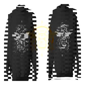 Abeille Abstrait Fantaisie Imprimé Graphique Amoureux Des Animaux Abeille Sweater e - Cadeauxyz