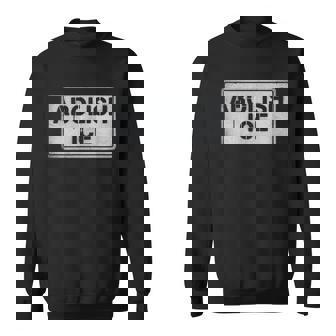 Abolish Ice Political Protest Sign Stencil Sweatshirt - Monsterry