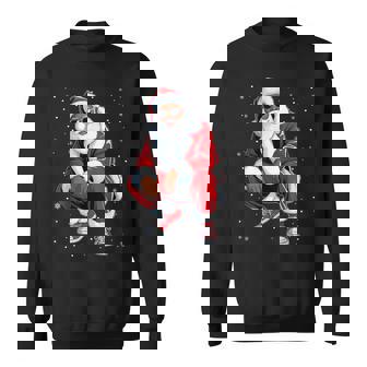 African American Christmas Outfit Afro Santa Claus Sweatshirt | Seseable UK