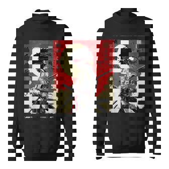 Afro American Samurai Anime Cartoon Japanese Bushido Warrior Sweatshirt - Thegiftio