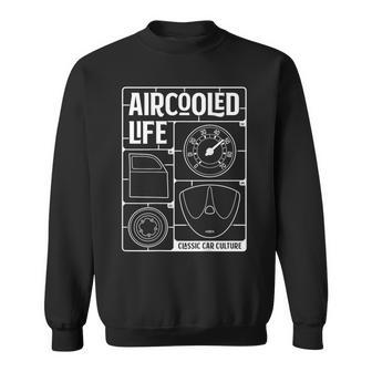 Aircooled Classic Car Parts Vdub Air-Cooled Life Sweatshirt - Thegiftio UK