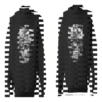 Akull But It's Cats Kitty スケルトン ハロウィン 猫 スカル スウェットシャツ - Kawaiitshirt