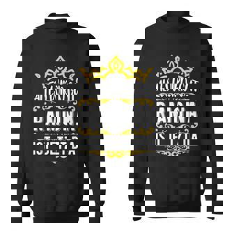 Alles Wird Gut Ramona Ist Jetzt DaOrname Ramona Sweatshirt - Seseable