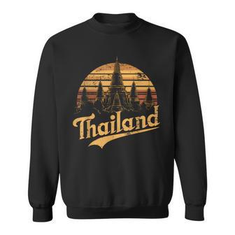 Amante De Tailandia Recuerdo Retro Deacaciones Tailandés Al Atardecer Camisa de entrenamiento - Regaloses