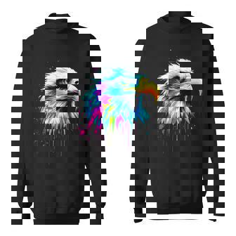 Amantes Del Águila Calva Americana Colorido Arte Pop Águila Calva Camisa de entrenamiento - Regaloses