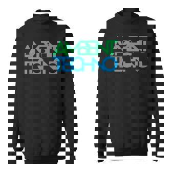 Ambient Techno Chillout Dub Tech Study Focus Sweatshirt Unisex | Mazezy