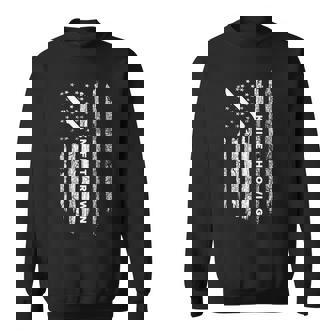 American Flag Knife Throwing Vintage Knife Throwing Sweatshirt Unisex | Mazezy