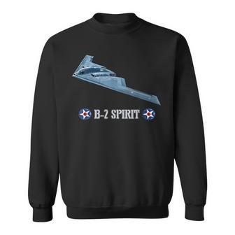 American Plane Camouflage Bomber B2 Spirit Sweatshirt | Mazezy