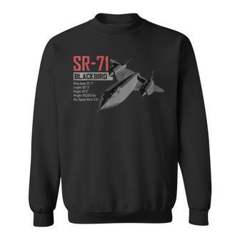 American Reconnaissance Aircraft Sr71 Blackbird Sweatshirt - Thegiftio UK