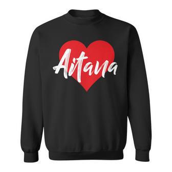 Amo A Aitana Primer Nombre Yo Corazón Camisa de entrenamiento - Regaloses