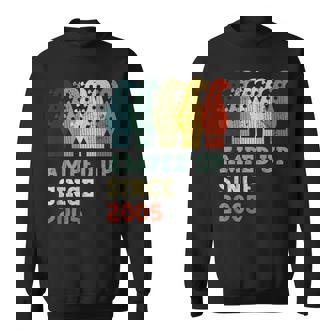 Amped Upince 2005 Guitare Rétro Anniversaire Musique Année De Naissance Sweater e - Cadeauxyz