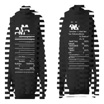 Ana Is My Name おもしろネームタグ スウェットシャツ - Kawaiitshirt