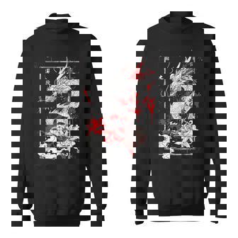 Anime Goth Japanese Dragon Sweatshirt | Seseable FR
