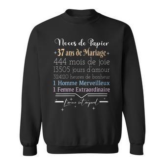 Anniversaire De Mariage- Noces De Papier Sweater e - Cadeauxyz