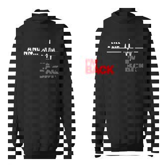 Annnd I'm Back Open Heart Surgery Survivor Heartbeats Ekg Sweatshirt - Monsterry