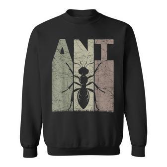 Ant Vintage Entomology Retro Ant Keeper Entomologist Sweatshirt - Thegiftio UK