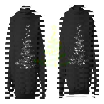 Arbre De Noël Notes De Musique Chanson Xmas Musicien Pyjama Sweater e - Cadeauxyz