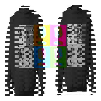 Arte Pop Micrófono Amantes Y Artistas De La Música Camisa de entrenamiento - Regaloses