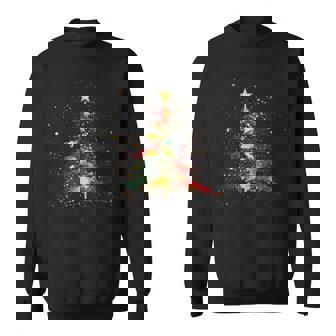 Artistic Colorful Christmas Tree Xmas Sweatshirt | Seseable CA