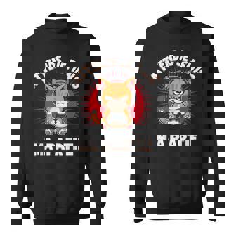 Attends Je Finis Ma Partie Drôle Humour Gaming Chat Gamer Sweater e - Cadeauxyz