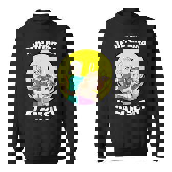 Aunt Emma Techno Hardtekk Raver Breakcore Cybergrind Sweatshirt Unisex | Mazezy