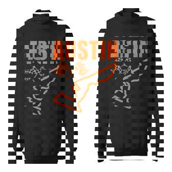 Austin Race Track Car Racing Flag Racer Sweatshirt Unisex | Mazezy