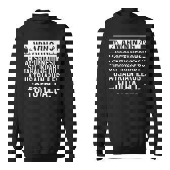 Australian Rules Football For Coach Cute Present Sweatshirt Unisex | Mazezy